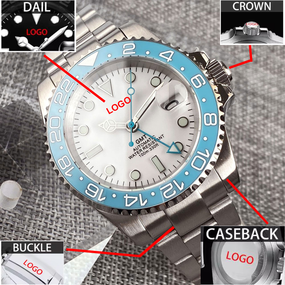 Jewelry Watches & Accessories - Customized 40mm Ice Blue Dial 200M