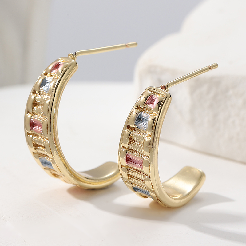 Jewelry And Watches Inc - Unique Design Personalized Watch Chain Earrings