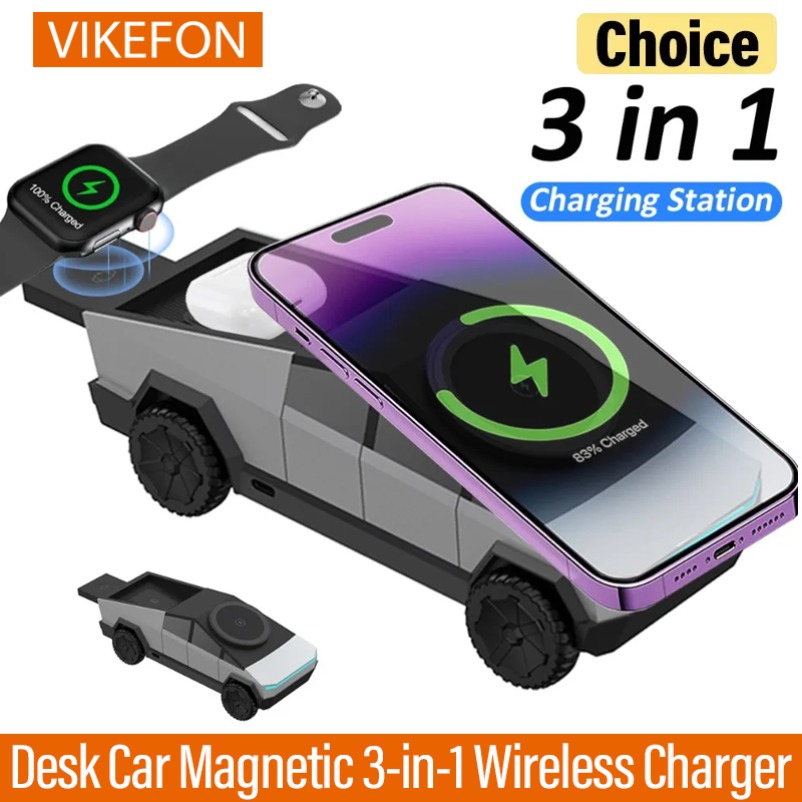 Watches & Jewelry Repair Center New York - VIKEFON Desk Car Magnetic 3-in-1 Wireless