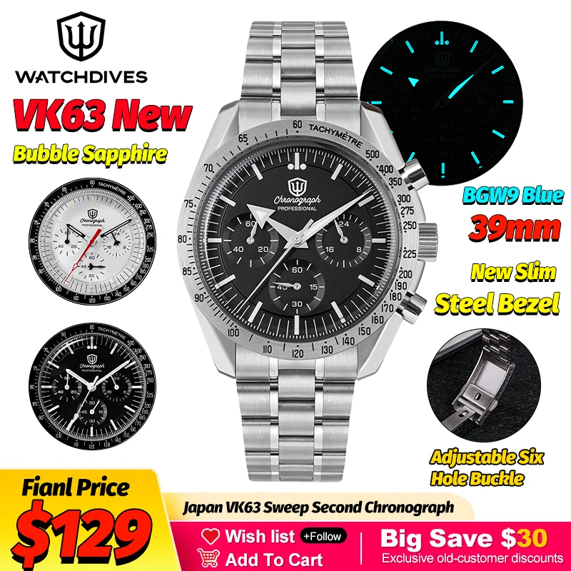 Jewelry Watches Vintage - Watchdives WD1863 Mechanical Quartz Watches Black