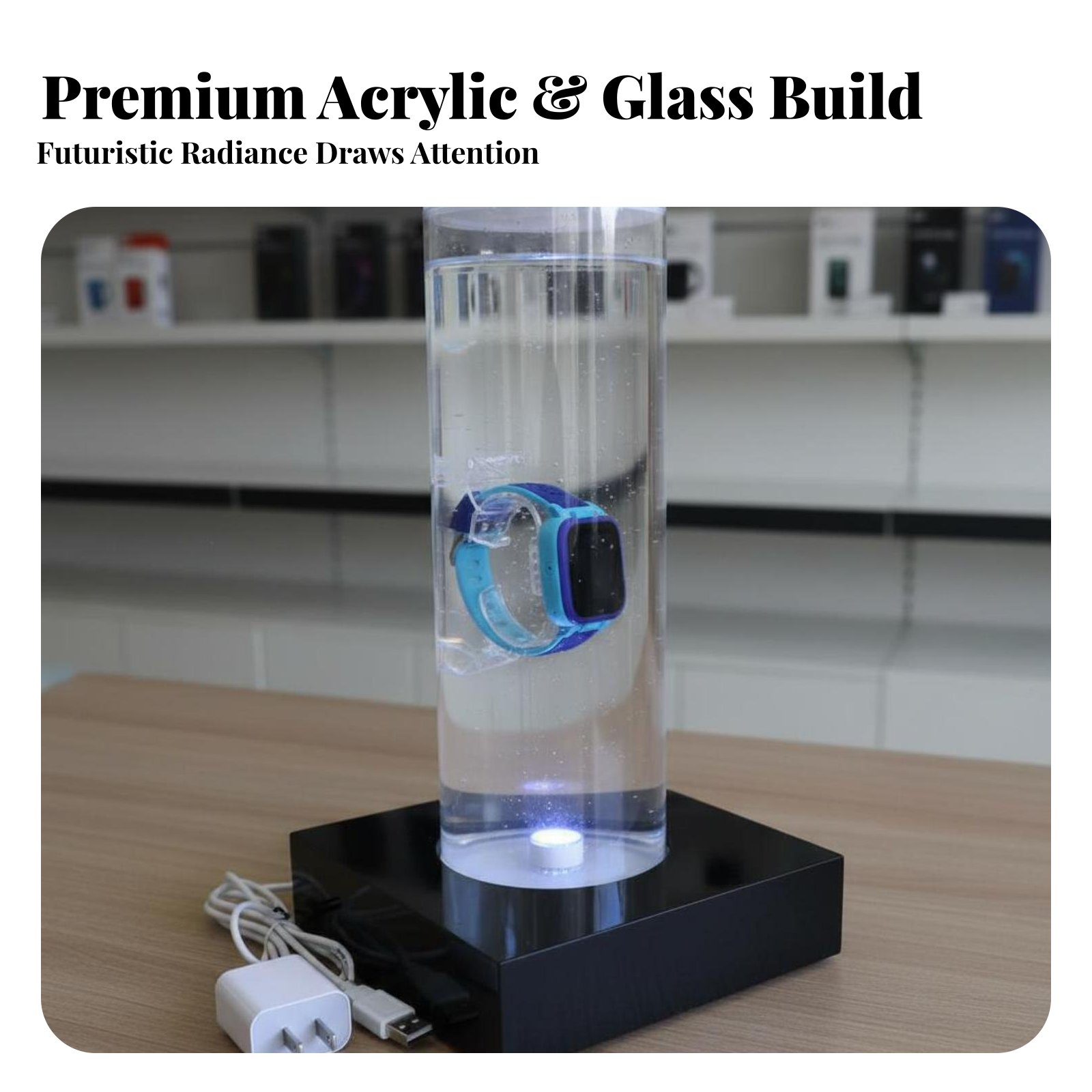 Watches & Jewelry Repair Center New York - Watch Submersion Demonstrator Bubbling Effect Water