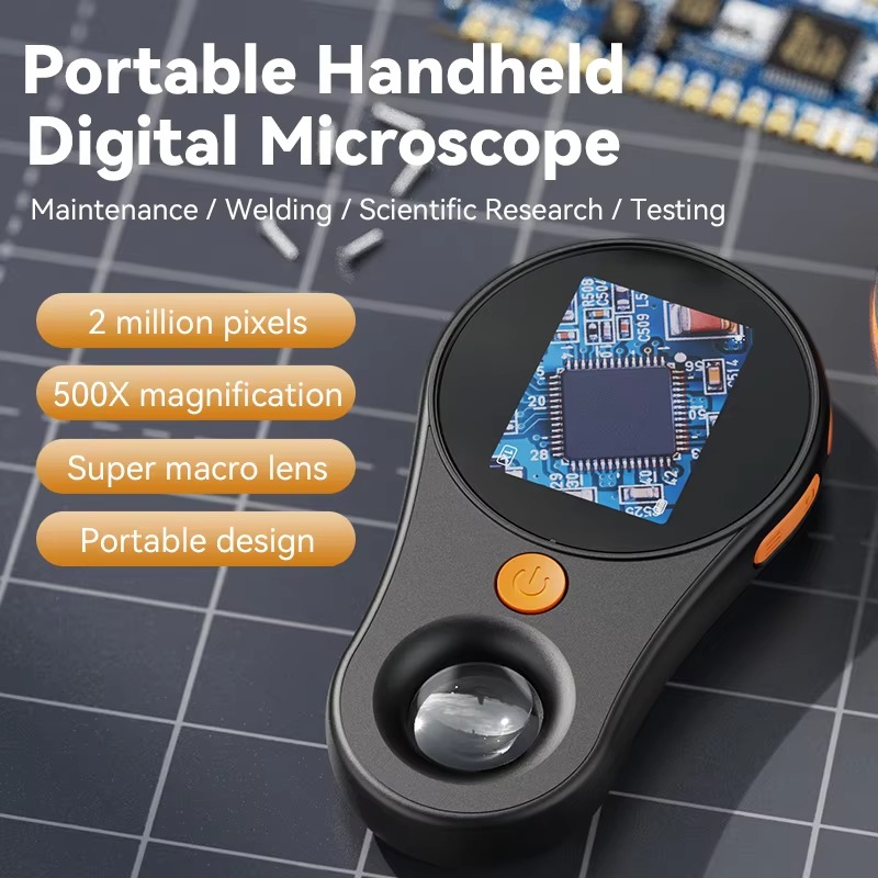 Jewelry And Watches Inc - 500X Magnification Digital Handheld Microscope HD