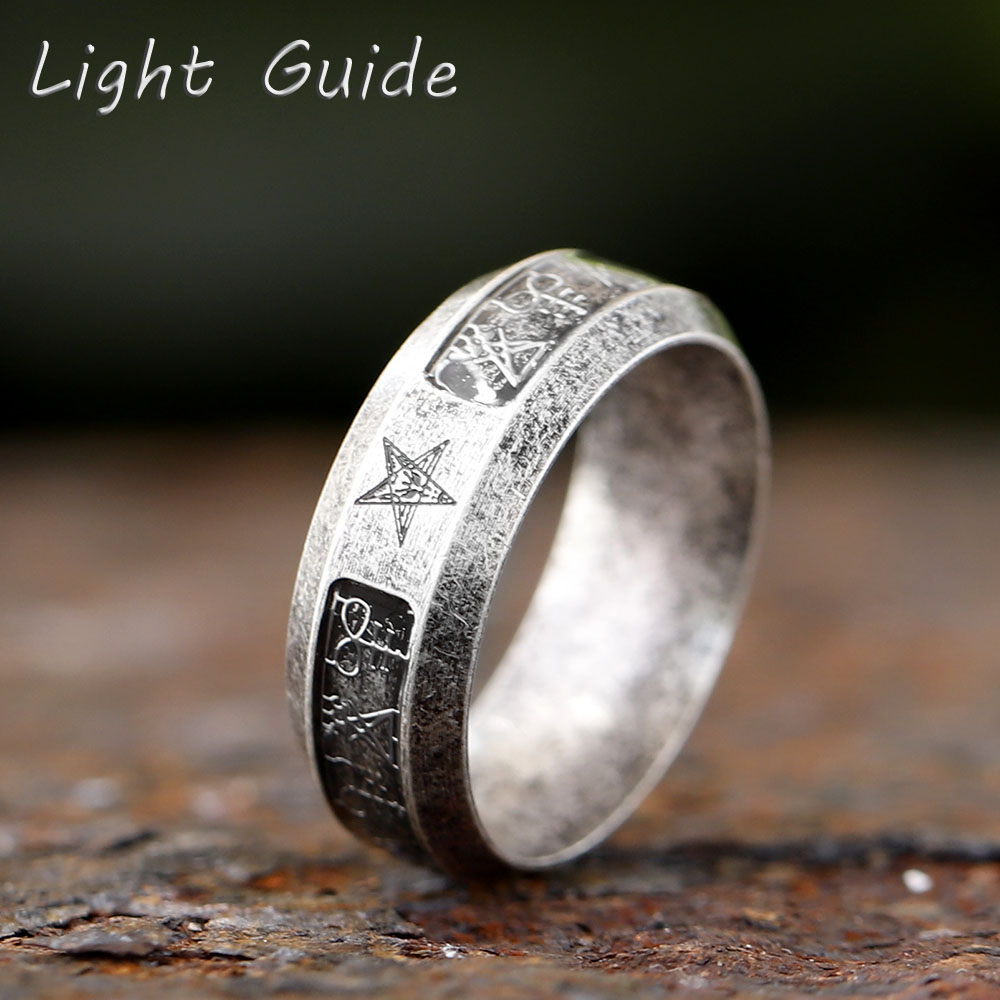 Mens Signet Ring - 2024 New Vintage Ring Lucifer Satan