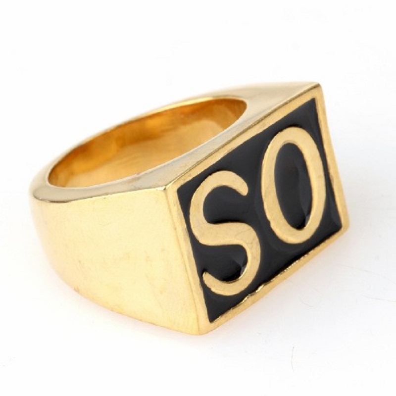 SO Men's Gothic Biker  Ring Si - đánh giá và giá Mens Signet Ring
