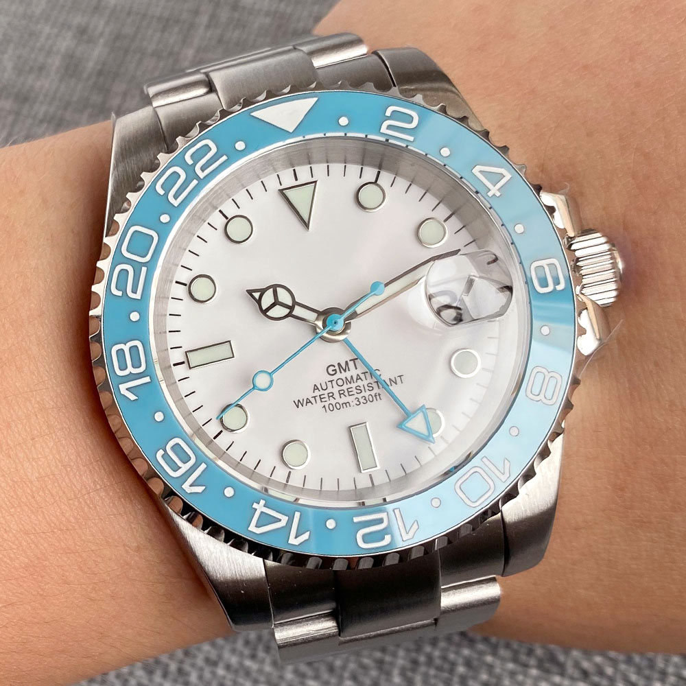 Customized 40mm Ice Blue Dial  - đánh giá và giá Jewelry Watches & Accessories