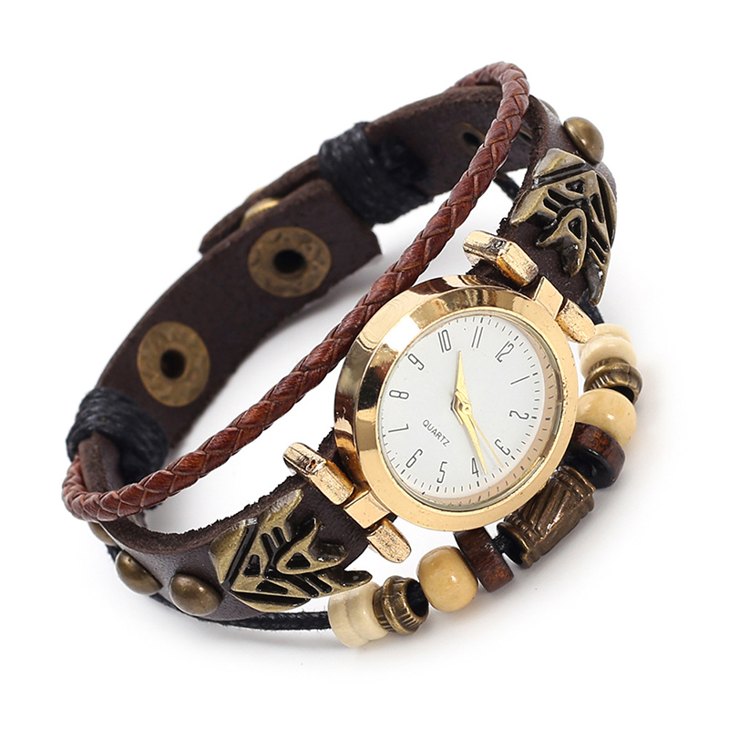 Vintage Leather Quartz Watch H - đánh giá và giá Jewelry Watches Vintage