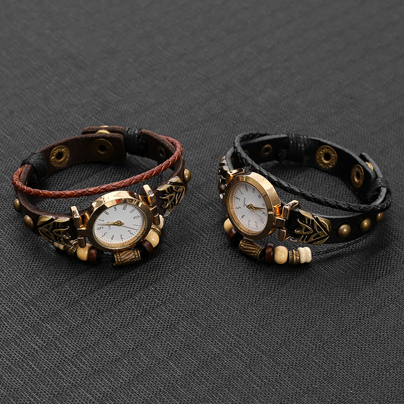 Vintage Leather Quartz Watch H - đánh giá và giá Jewelry Watches Vintage