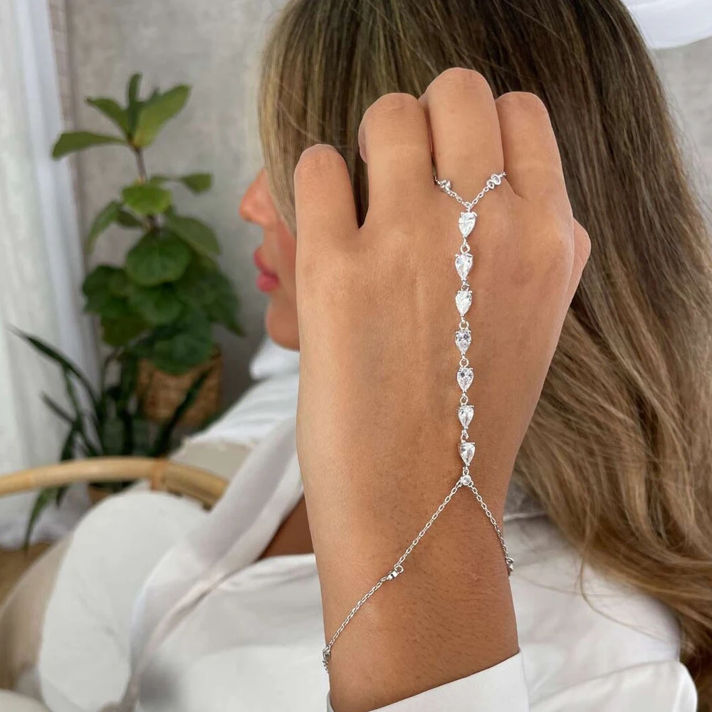 Fashion Zircon Teardrop Finger - đánh giá và giá Jewelry & Watches Vitopoulos Reviews