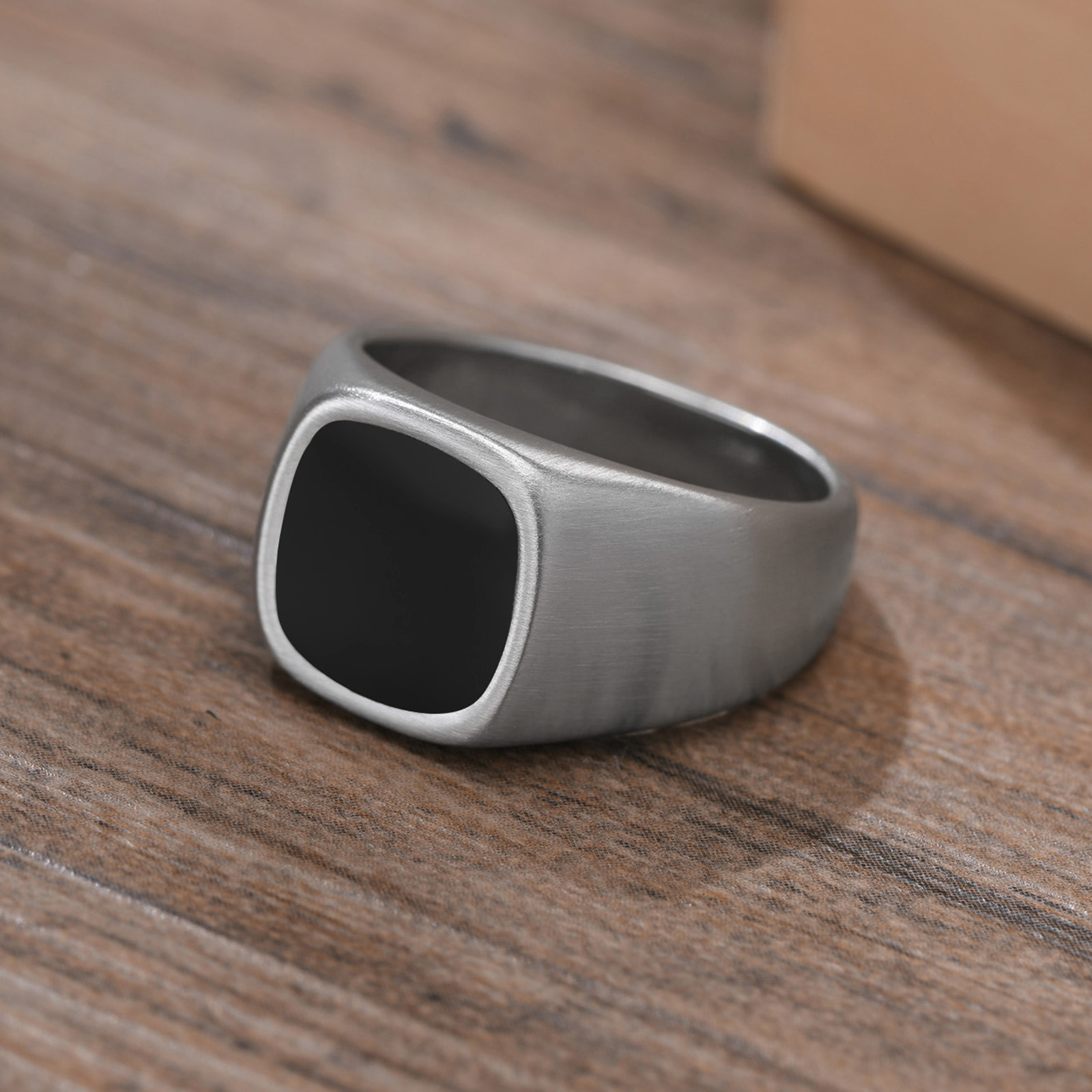 Men Stainless Steel Signet Rin - đánh giá và giá Mens Signet Ring