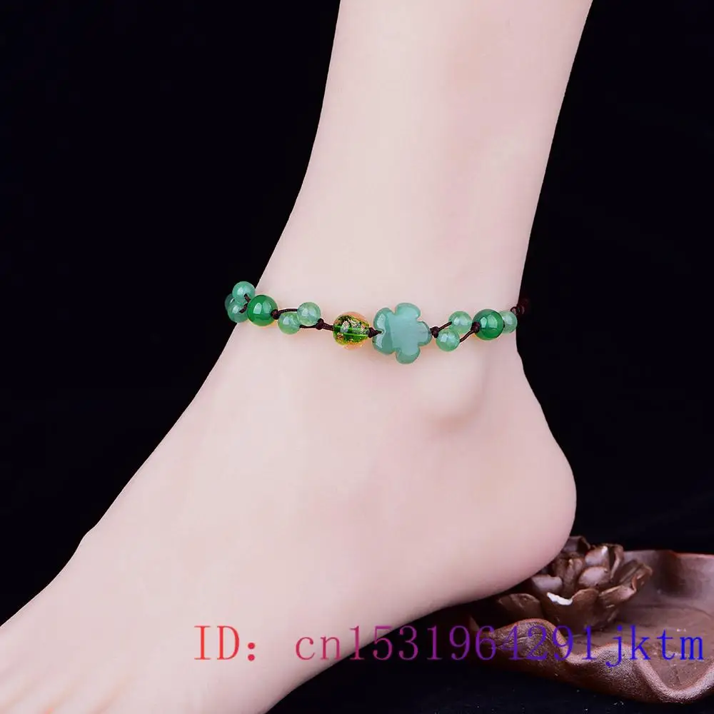Jade Flower Anklets for Women  - đánh giá và giá Luxury Gifts Jewelry & Watches Namfleg Mostar
