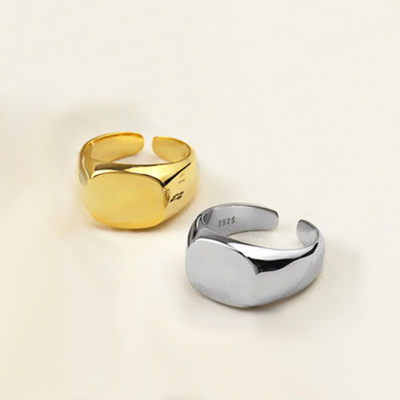 925 Sterling Silver Men Ring S - đánh giá và giá Mens Signet Ring
