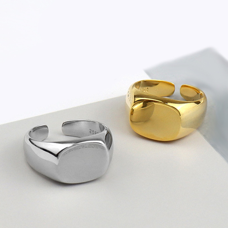 925 Sterling Silver Men Ring S - đánh giá và giá Mens Signet Ring
