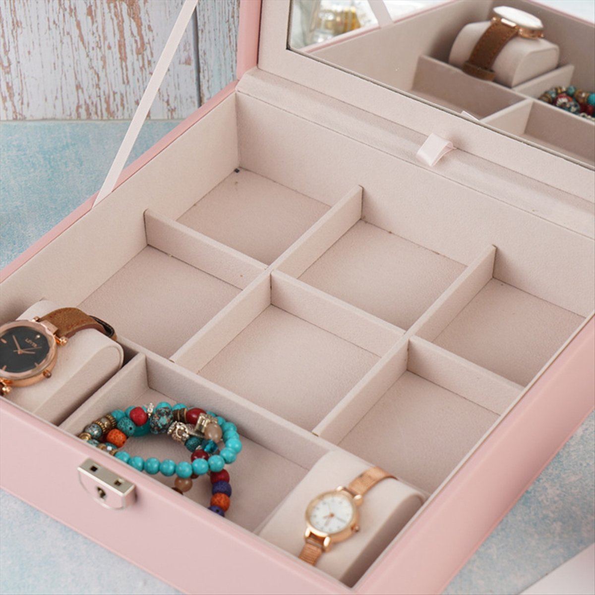 ABQR Girly Pink Jewelry Box Je - đánh giá và giá Jewelry & Watches Vitopoulos Reviews