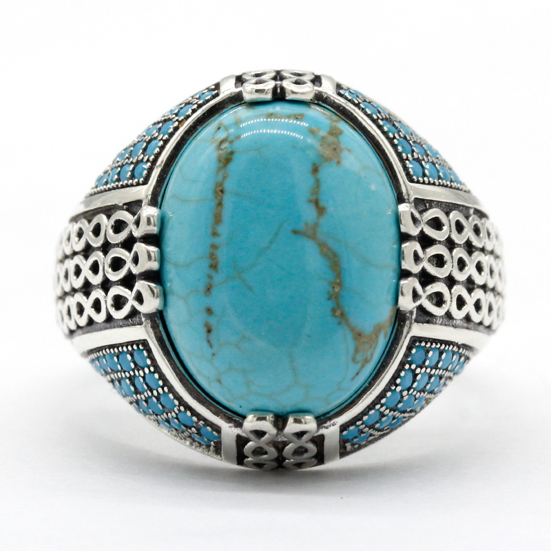 Natural Turquoise Stone Ring F - đánh giá và giá Turquoise Stone Ring