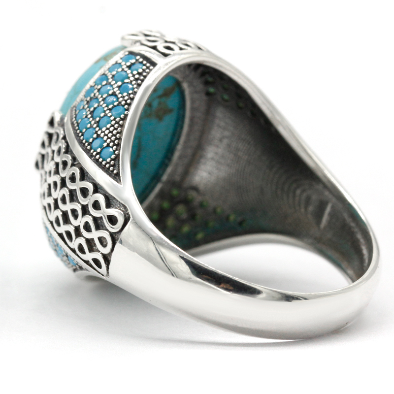 Natural Turquoise Stone Ring F - đánh giá và giá Turquoise Stone Ring