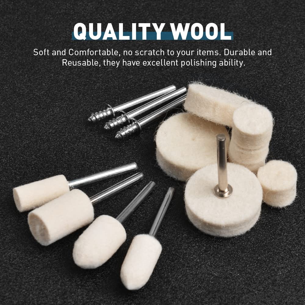80Pcs Felt Polishing Buffing W - đánh giá và giá Jewelry Watches & Accessories