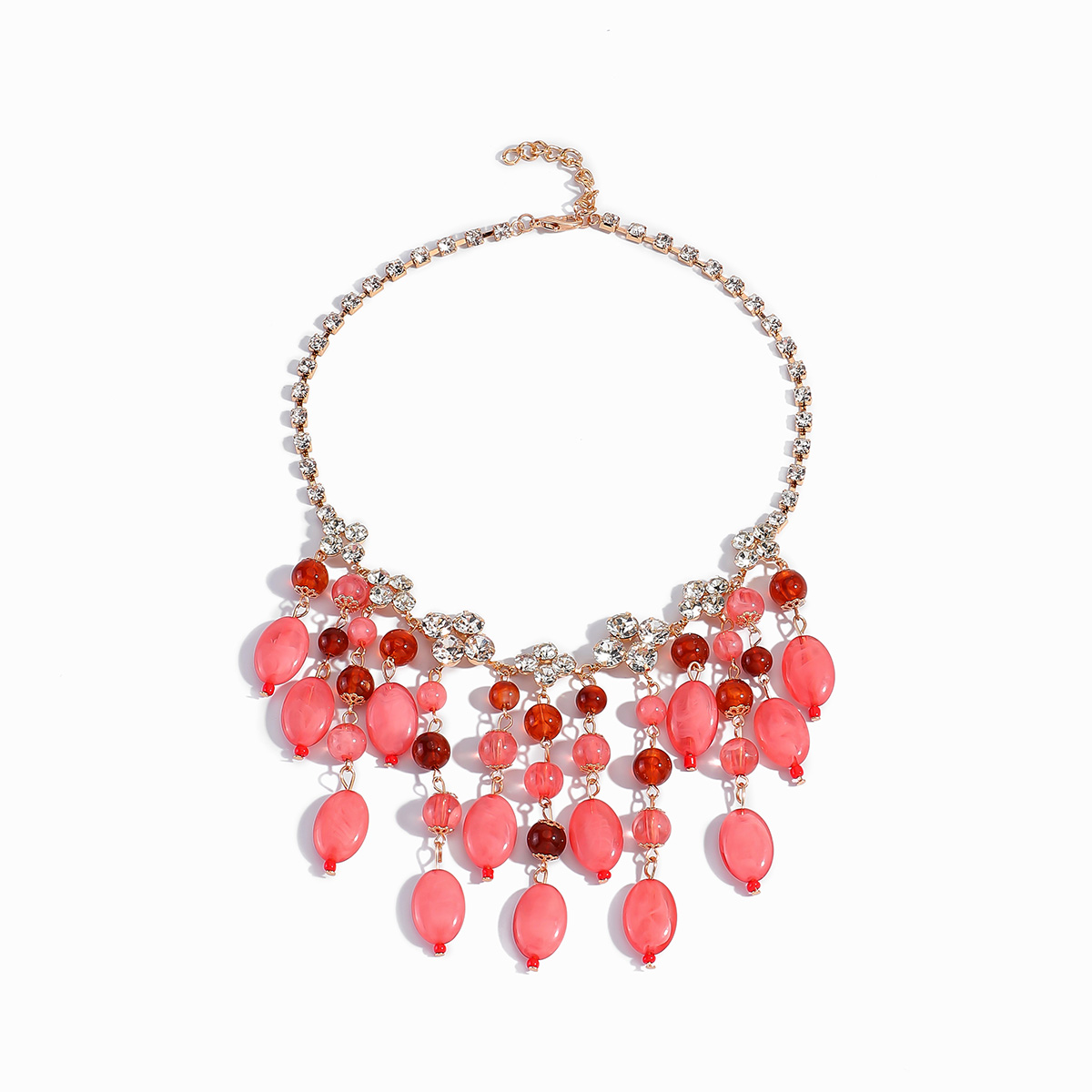 Trendy Pink Red Teardrop Beade - đánh giá và giá Jewelry & Watches Vitopoulos Reviews