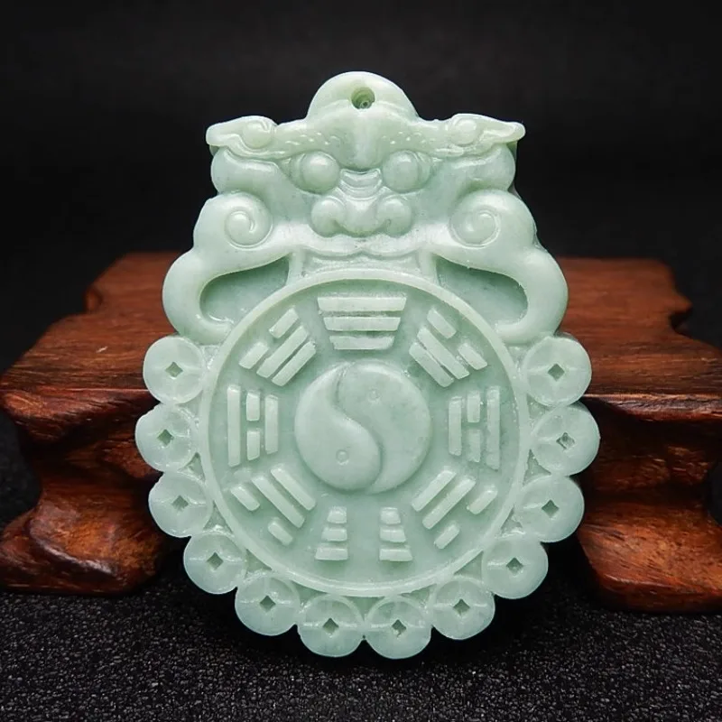 Green Real Jade Tai Chi Pendan - đánh giá và giá Luxury Gifts Jewelry & Watches Namfleg Mostar