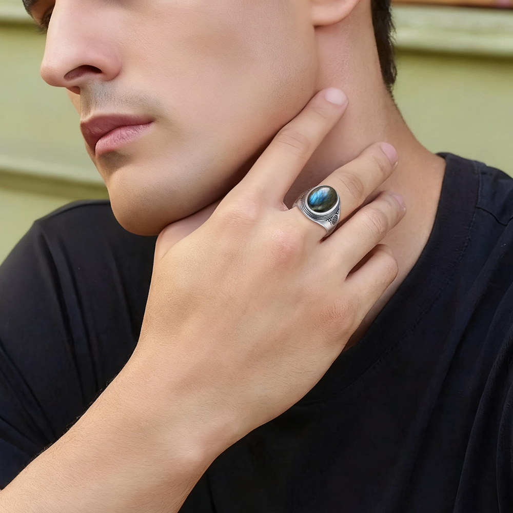 Vintage S925 Sterling Silver 1 - đánh giá và giá Turquoise Stone Ring