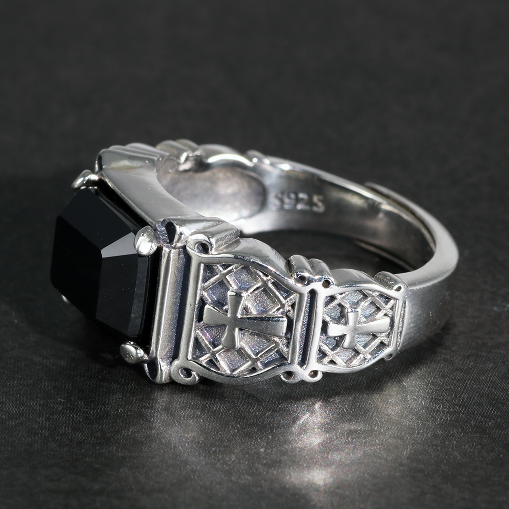 Vintage Punk Silver 925 Jewelr - đánh giá và giá Mens Signet Ring
